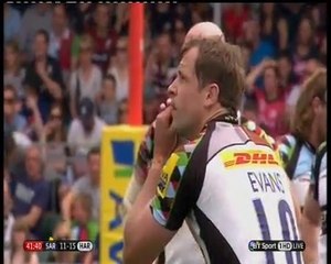 Chris Ashton crie pour déconcentrer Nick Evans