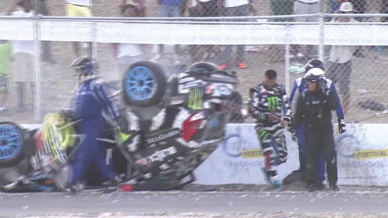 Global RallyCross Championship: Barbados - El accidente de Ken Block