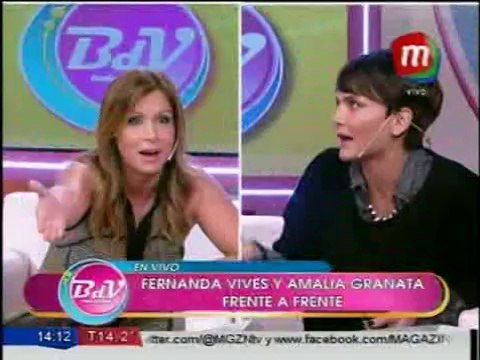 Cruce inesperado entre Amalia Granata y Fernanda Vives (2ª parte)