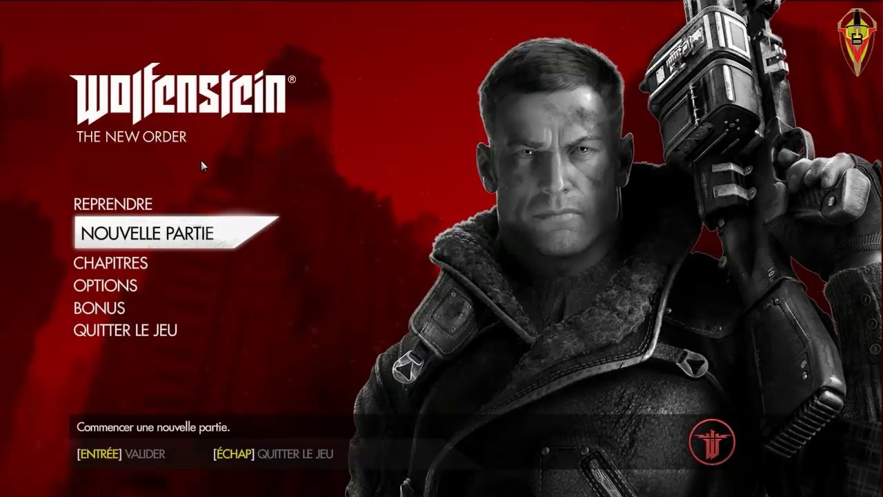 Wolfenstein The New Order -1- 2 Sacs vs des Nazis