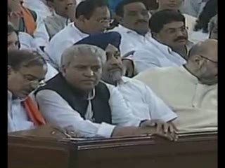 Badal Delivers Speech at Modi's inauguration of PM