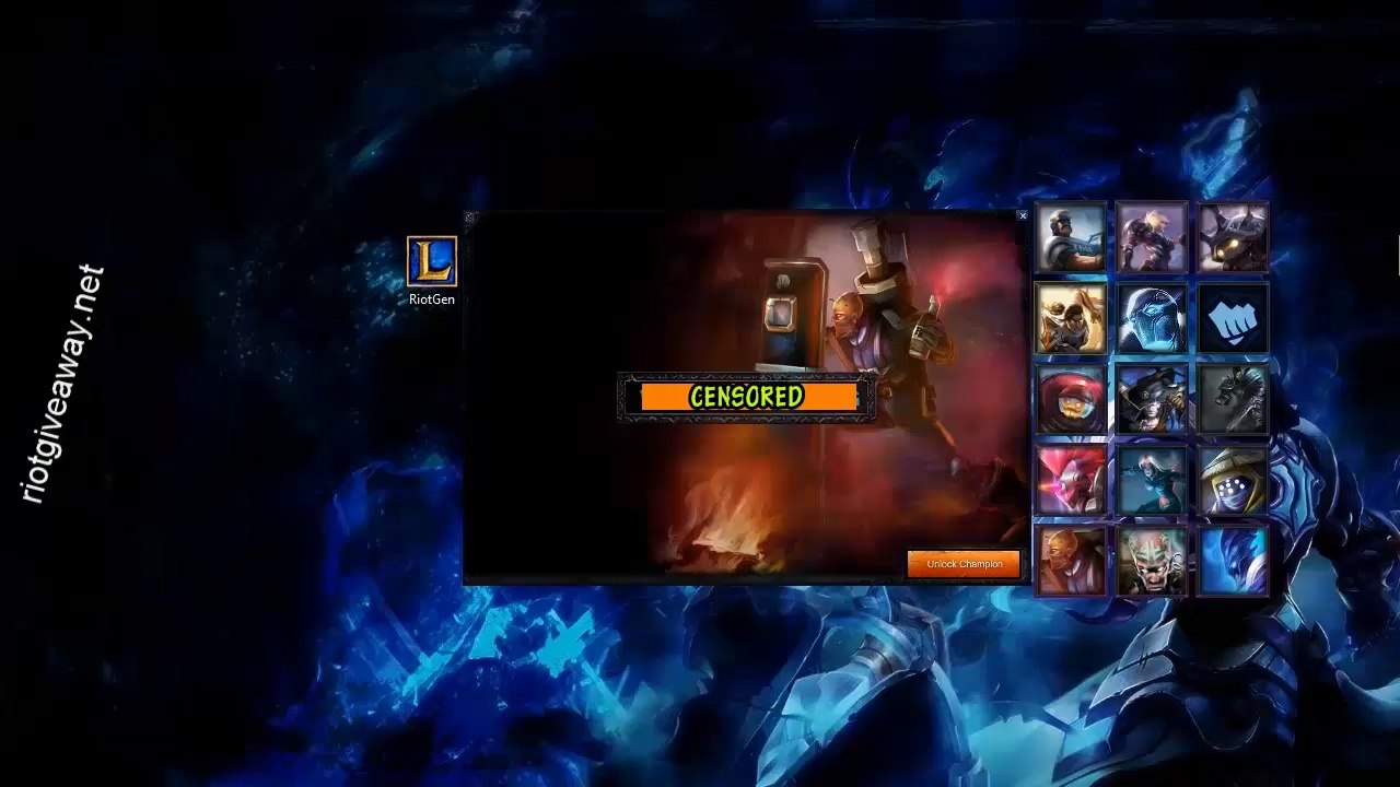 Riot Squad Singed Skin Codes