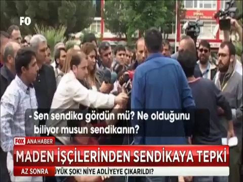 Maden işcileri Soma'da sendika başkanını konuşturmadı