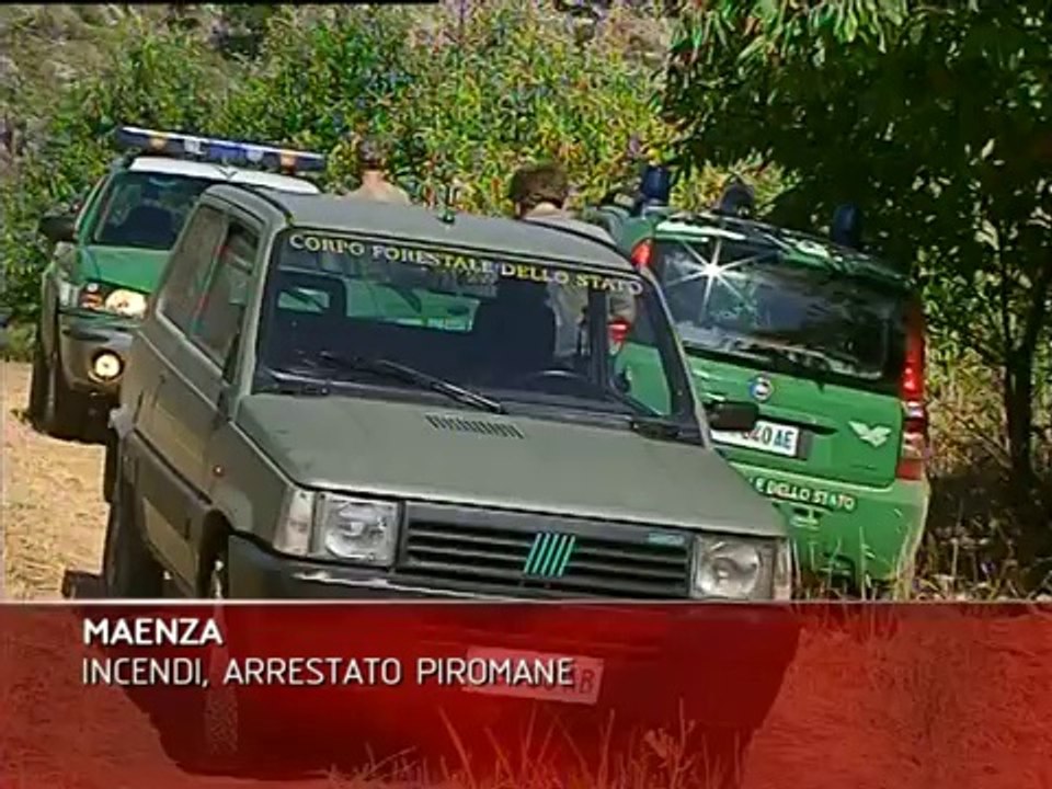 MAENZA: ARRESTATO DALLA FORESTALE UN PIROMANE