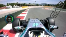 F1 2014 - Lewis Hamilton OnBoard Pole Lap [Spain][HD]