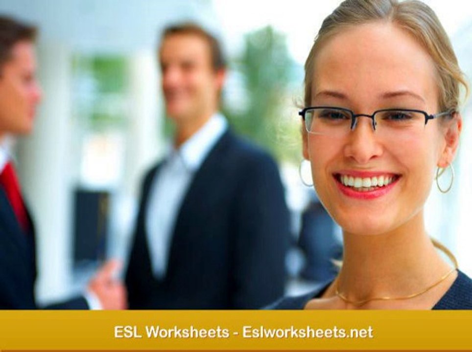 Esl Worksheets For Adults Vocabulary