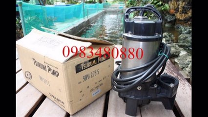Tel \0983480880/ Máy bơm hút bùn đặc Tsurumi KRS2-100, bơm hố móng Tsurumi
