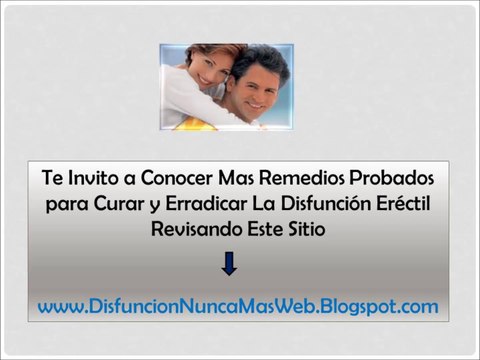 Como Se Trata La Disfuncion Erectil - Tratamientos naturales para desaparacerla