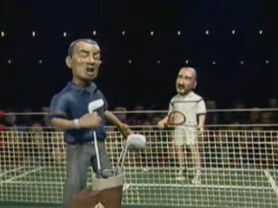 CELEBRITY DEATHMATCH Woods vs Agassi