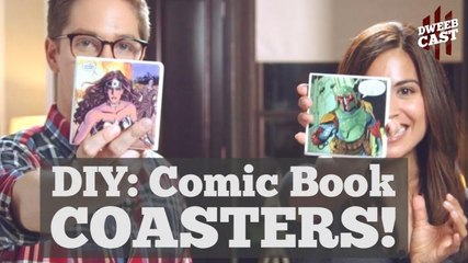 DIY: Comic Book Coasters w/ Jennifer Landa | DweebCast | OraTV