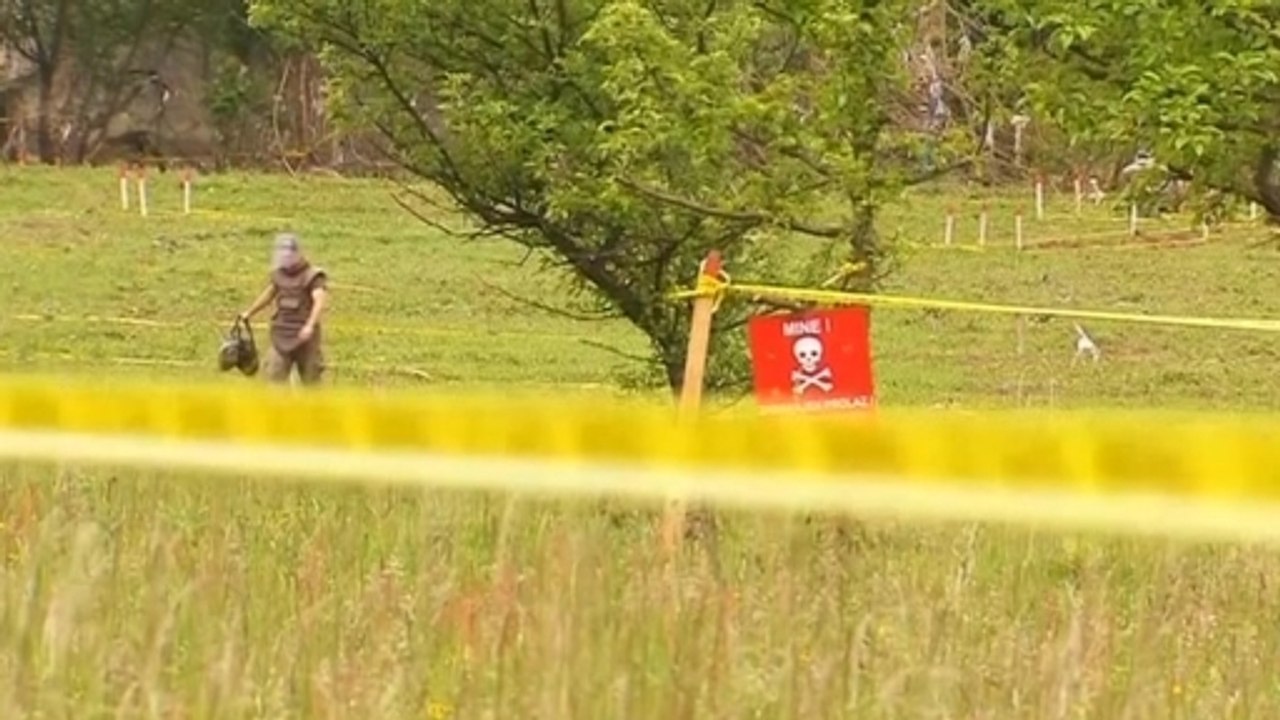 Land mines pose new threat in flood-ravaged Bosnia