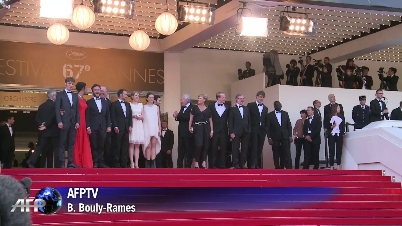 Cannes: tapis rouge de "Deux Jours, Une Nuit"