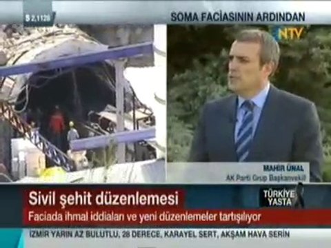 Soma'da yaşanan Maden faciasında ihmal iddiaları ve yeni madencilik yasal düzenlemeleri tartışılıyor - Grup başkan Vekili Mahir ÜNAL