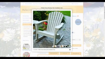 Commercial Grade Adirondack Chair Rocker