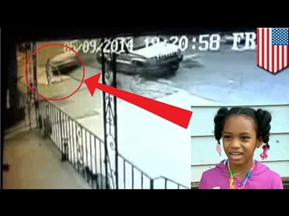 Terrifying video: Girl knocked flying by car during high-speed police chase