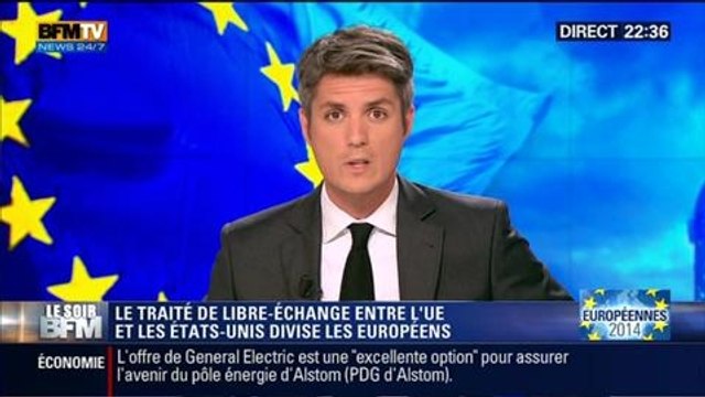 Le Soir BFM: Européennes: Jean-Luc Mélenchon veut changer le monde - 20/05 1/4