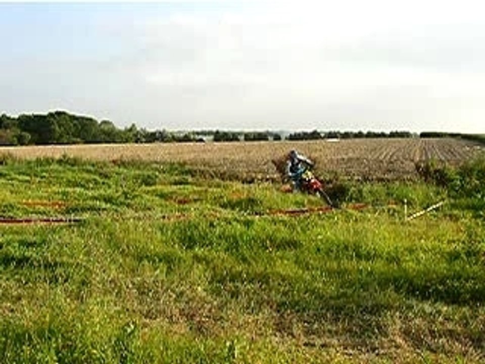 Entrainement enduro chez moi