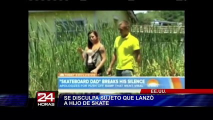 Sujeto pidió disculpas por agredir a hijo que no hizo acrobacias con patineta