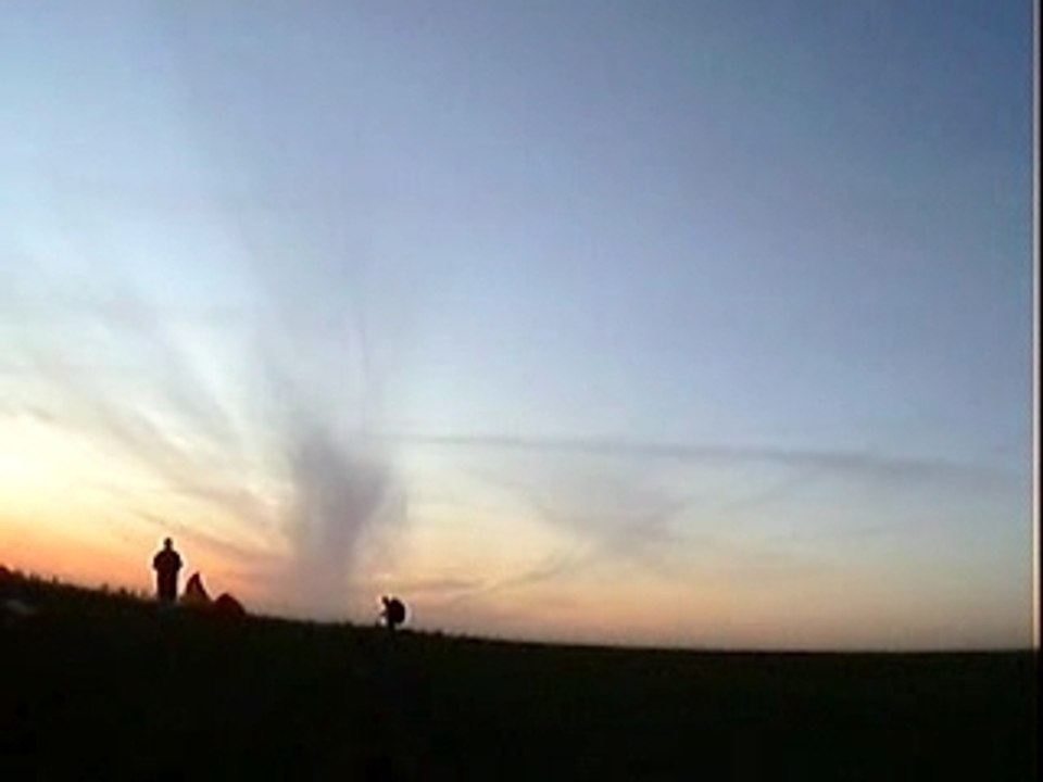 Tentative de treuillage parapente