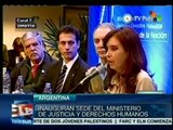 Argentina inaugura nueva sede del Min. de Justicia y DD.HH.