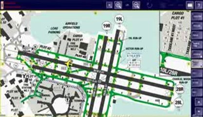 Pilot's View of Airbus A380 approach and landing at San Francisco