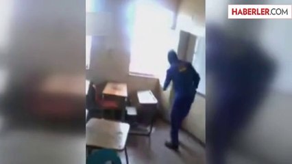 Temizlik Görevlisi Okulda Dehşet Saçtı!