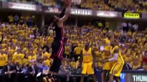 Wade Goes Reverse Slam!!   Heat vs Pacers   May 20, 2014   NBA Playoffs 2014