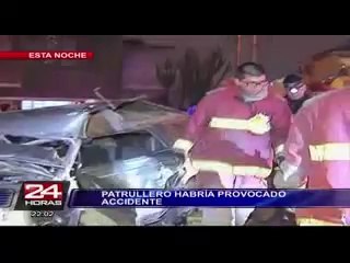 VIDEO: accidente de tránsito en la Victoria es provocado por vehículo de la PNP