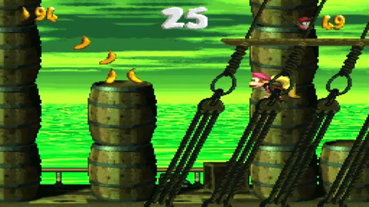 Let's Play Donkey Kong Country 2 Part 4 - Bouncing to New Heights