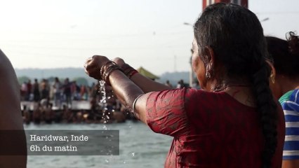 Décollage immédiat/ sacrée baignade à Haridwar