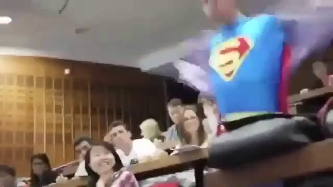 Superman in Class room