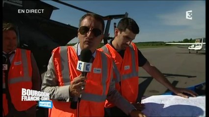 Direct Matin à La Vèze : Visites aériennes de ERDF