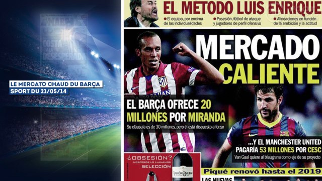 Le Barça prêt à révolutionner sa défense, l’Angleterre se paye Yaya Touré