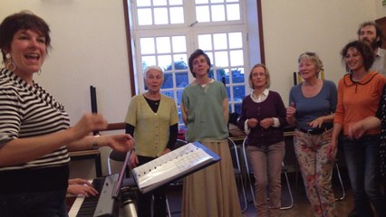 Les Jazzambules en répétition