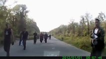 Pro-Russian Separatists near Lugansk, Ukraine