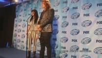 Caleb Johnson and Jena Irene press conference American Idol finale May 20, 2014