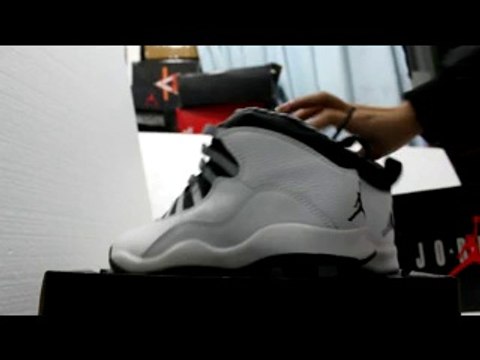 yougouair.com ,Air Jordan 10s for sale ,cheap replica air Jordan 10 retro White/Black-Light Steel Grey men shoes ,