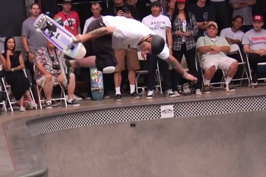 Vans Pool Party 2014 Jeff Grossos Runs - Skateboard