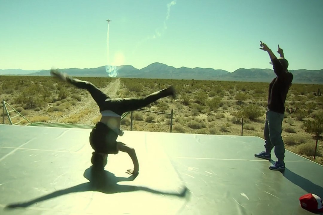 Red Bull Air Race and BC One come to Vegas - Breakdance & Aerobatic