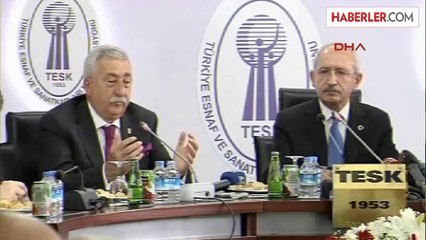 Kılıçdaroğlu, TESK Başkanı Palandöken'le Görüştü