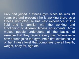 Divy Amin Helps People to Stay Fit and Healthy Through His Fitness Programs