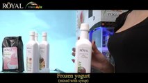 Frozen Yogurt Machine making forzen yogurt using Yogumix