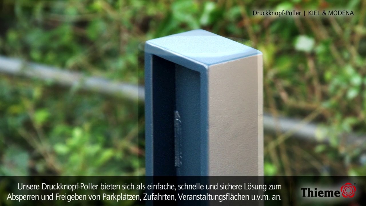Druckknopf-Poller Kiel & Modena