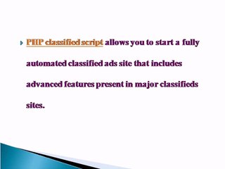 Readymade Classified Script