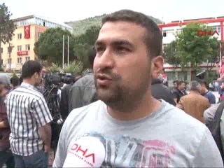 Soma'da işçiler sessiz eylemde