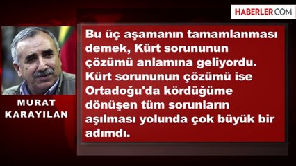 Karayılan: Süreci Geliştirmekten Pişman Değiliz