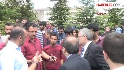 Üniversitedeki Gerginliği Polis Engelledi