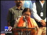 Anandiben Patel's speech after elected as Gujarat CM - Tv9 Gujarati