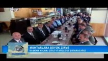 Sky Tv'de yayınlanan''Çiğli'de muhtarlarla dev zirve'' .Haberi