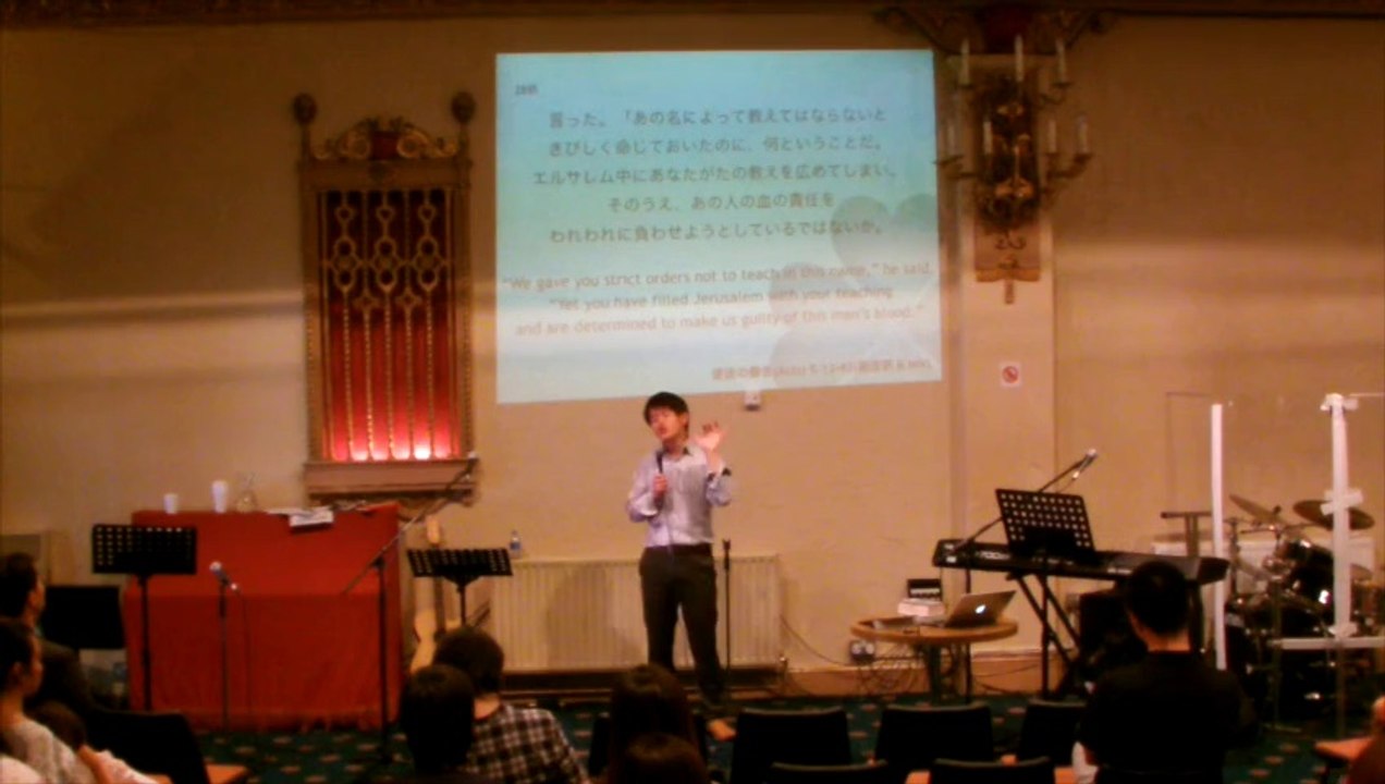 20140518　『自分ではなく主に…』Not me, but the Lord…